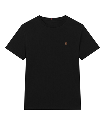 Les Deux tshirt Nørregaard - Black/Orange 